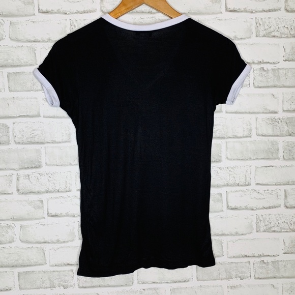 Rue21 Black Graphic Tee Sl - Picture 4 of 4